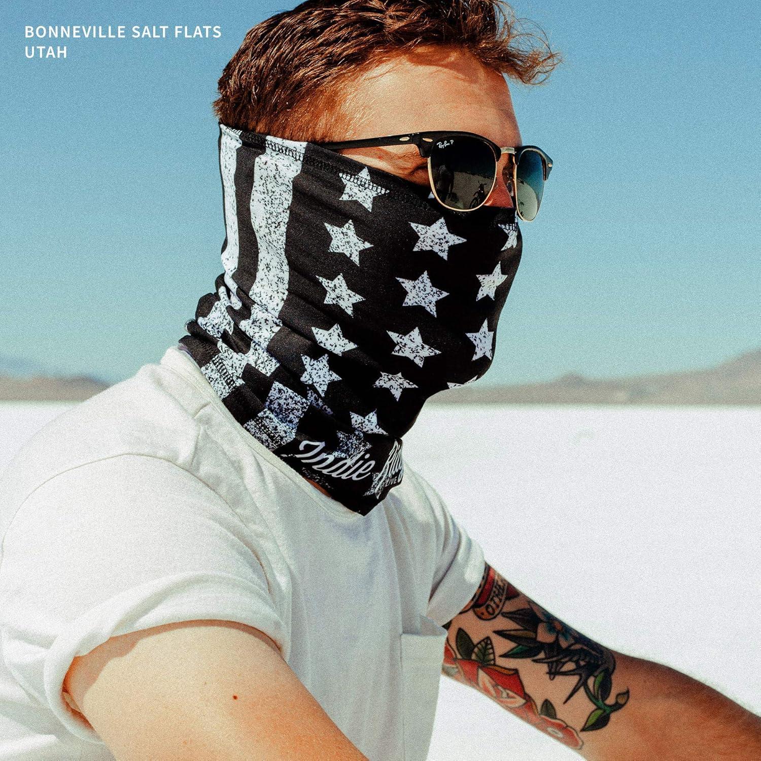 Máscara Facial Sin Costuras Indie Ridge para Motocicleta y Outdoor