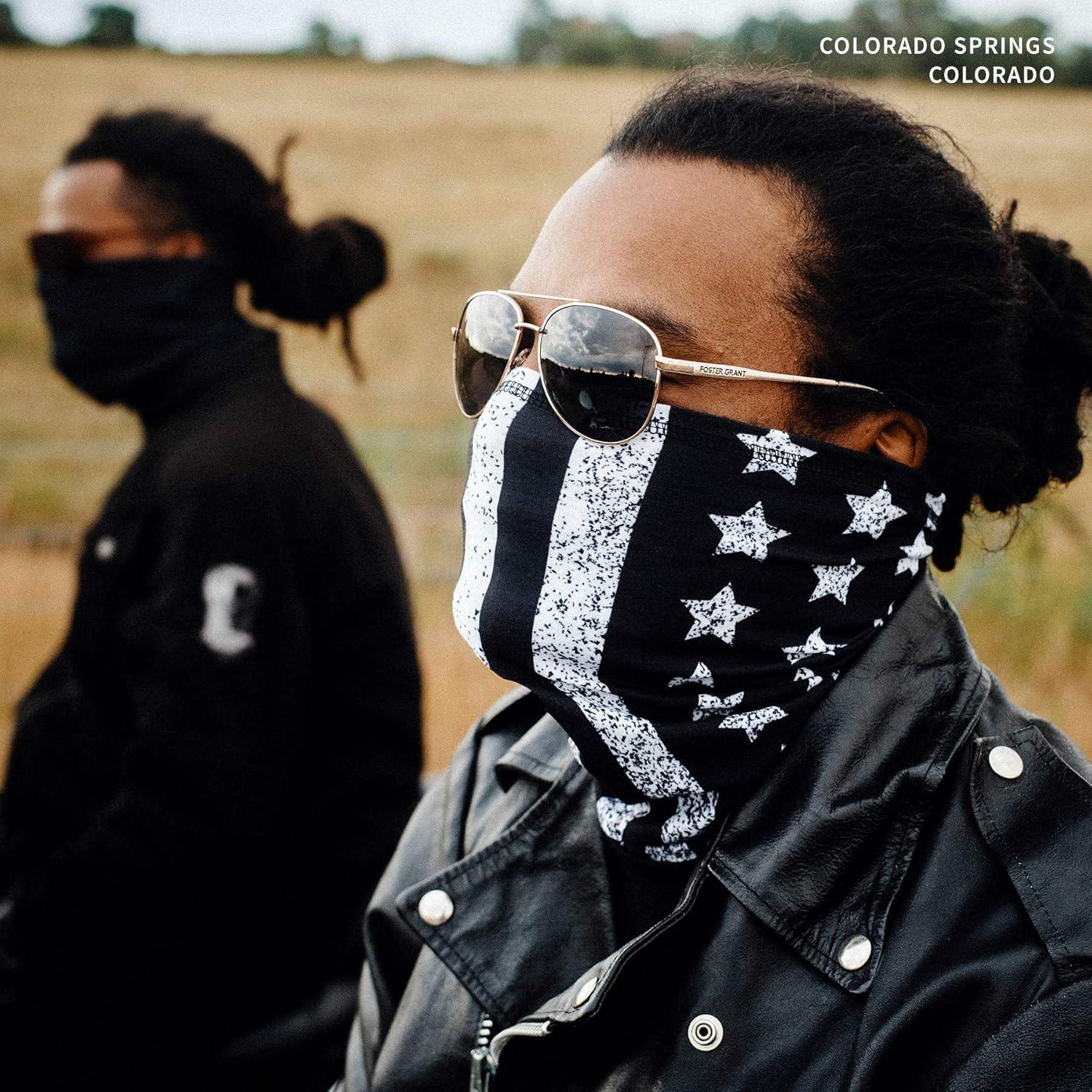 Máscara Facial Sin Costuras Indie Ridge para Motocicleta y Outdoor