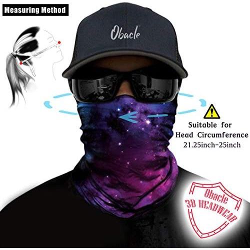Máscara Facial Bandana Obacle Cielo Estrellado para Deportes