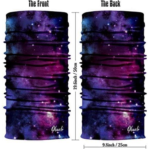 Máscara Facial Bandana Obacle Cielo Estrellado para Deportes