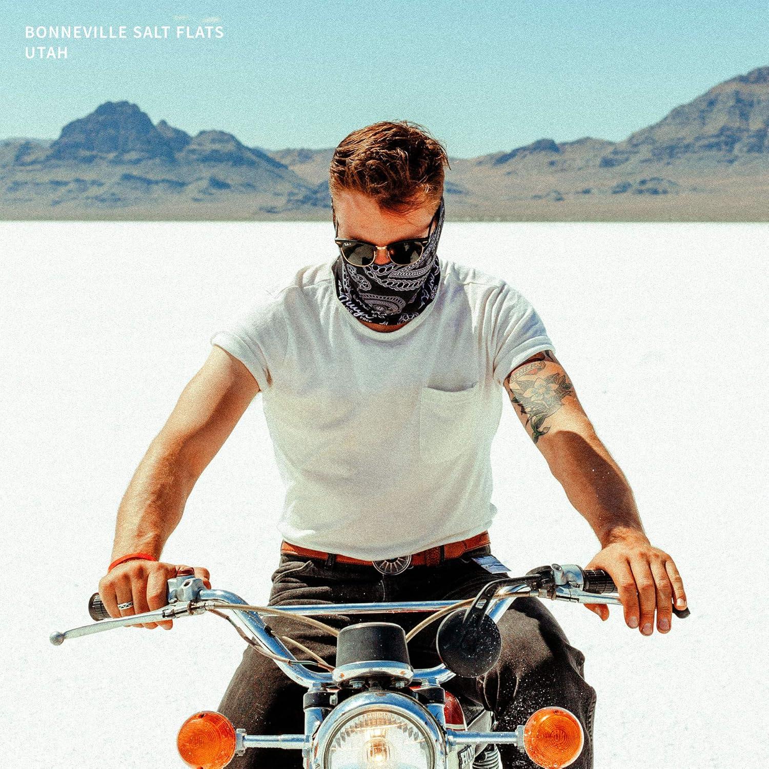 Máscara Facial Motocicleta Indie Ridge Paisley - Transpirable y UV