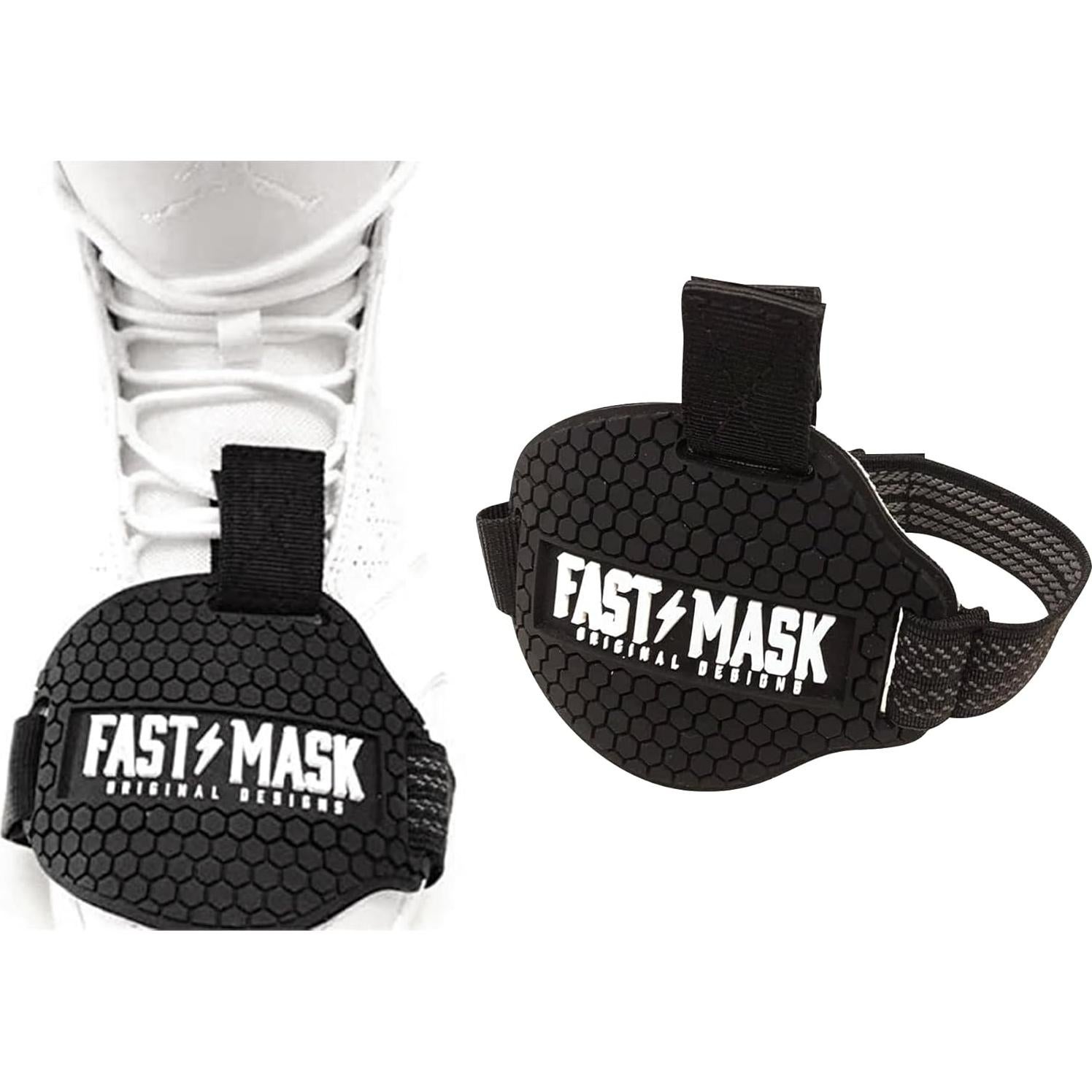 Almohadilla de Cambio para Motocicleta Fast Mask - Protector de Zapatos y Botas, Ajuste Universal, Goma Negra
