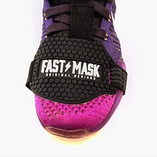 Almohadilla de Cambio para Motocicleta Fast Mask - Protector de Zapatos y Botas, Ajuste Universal, Goma Negra
