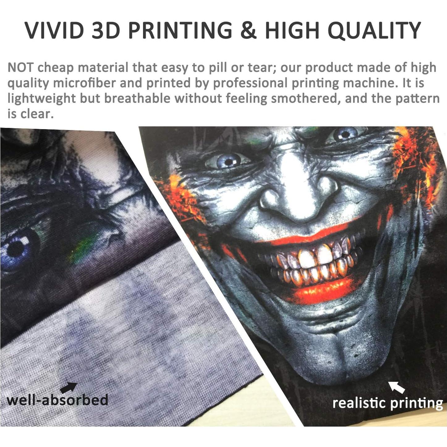 Máscara Facial de Calavera JOEYOUNG UV 3D para Motocicleta