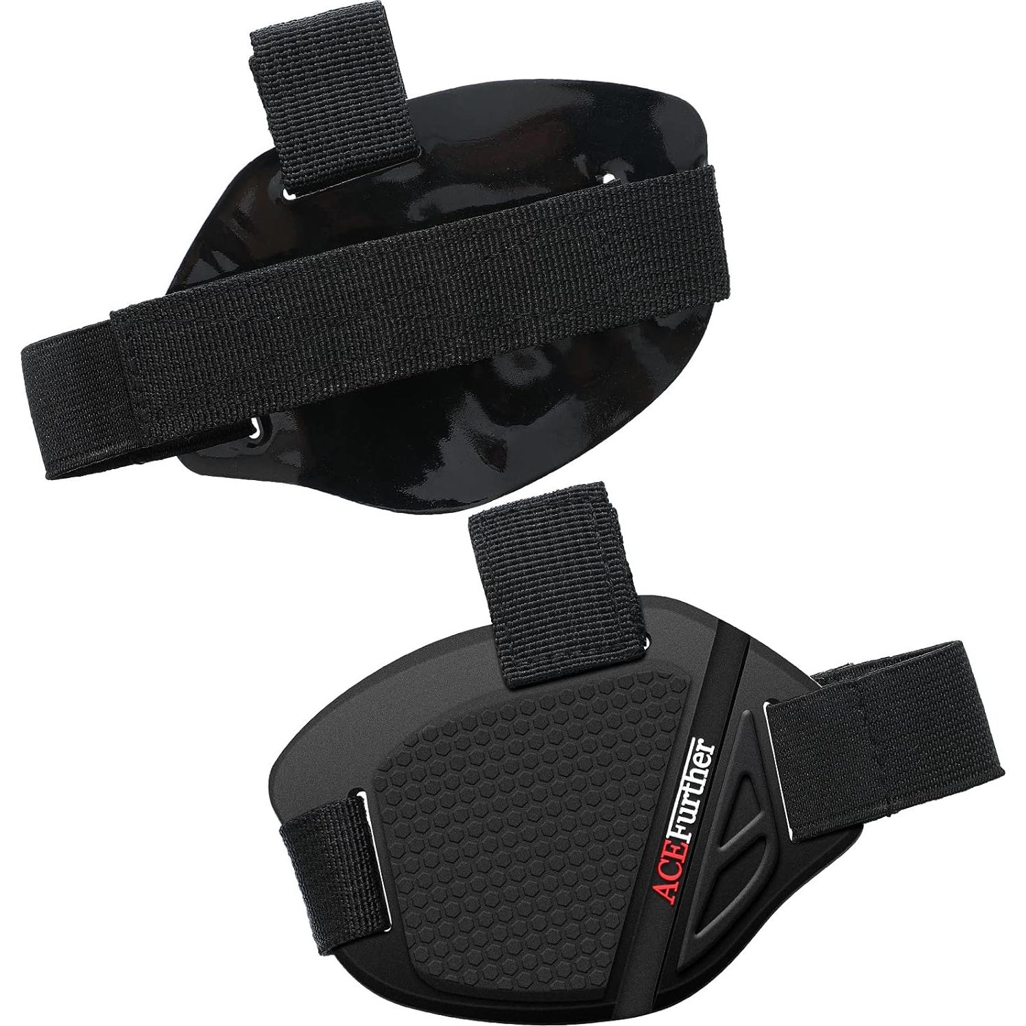 Protectores de Zapatos de Motocicleta Frienda - 2 Piezas Goma Negra