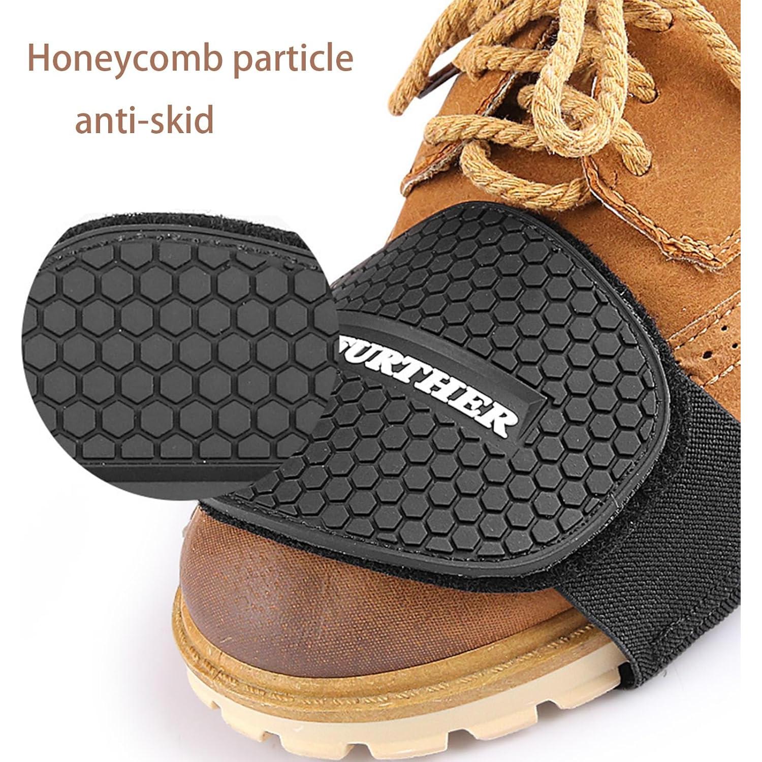 Protector de Zapatos para Motocicleta BoAn 2 Piezas - Negro