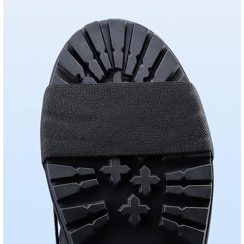 Protector de Zapatos para Motocicleta BoAn 2 Piezas - Negro