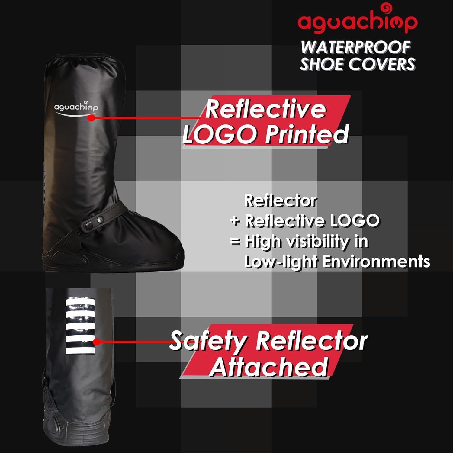 Cubiertas Impermeables para Zapatos AguaChimp Unisex XXL