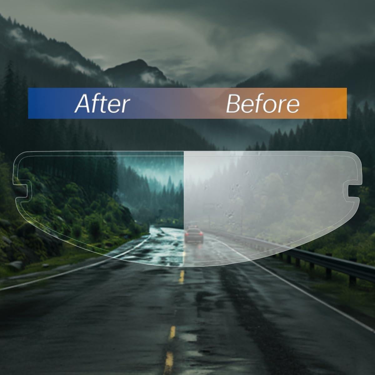 Película Antivaho Universal RVBASICS para Casco de Motocicleta