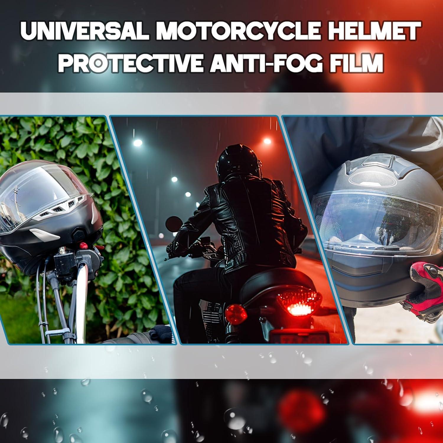 Viseras Antivaho para Casco de Motocicleta Kingdder - 10 Piezas