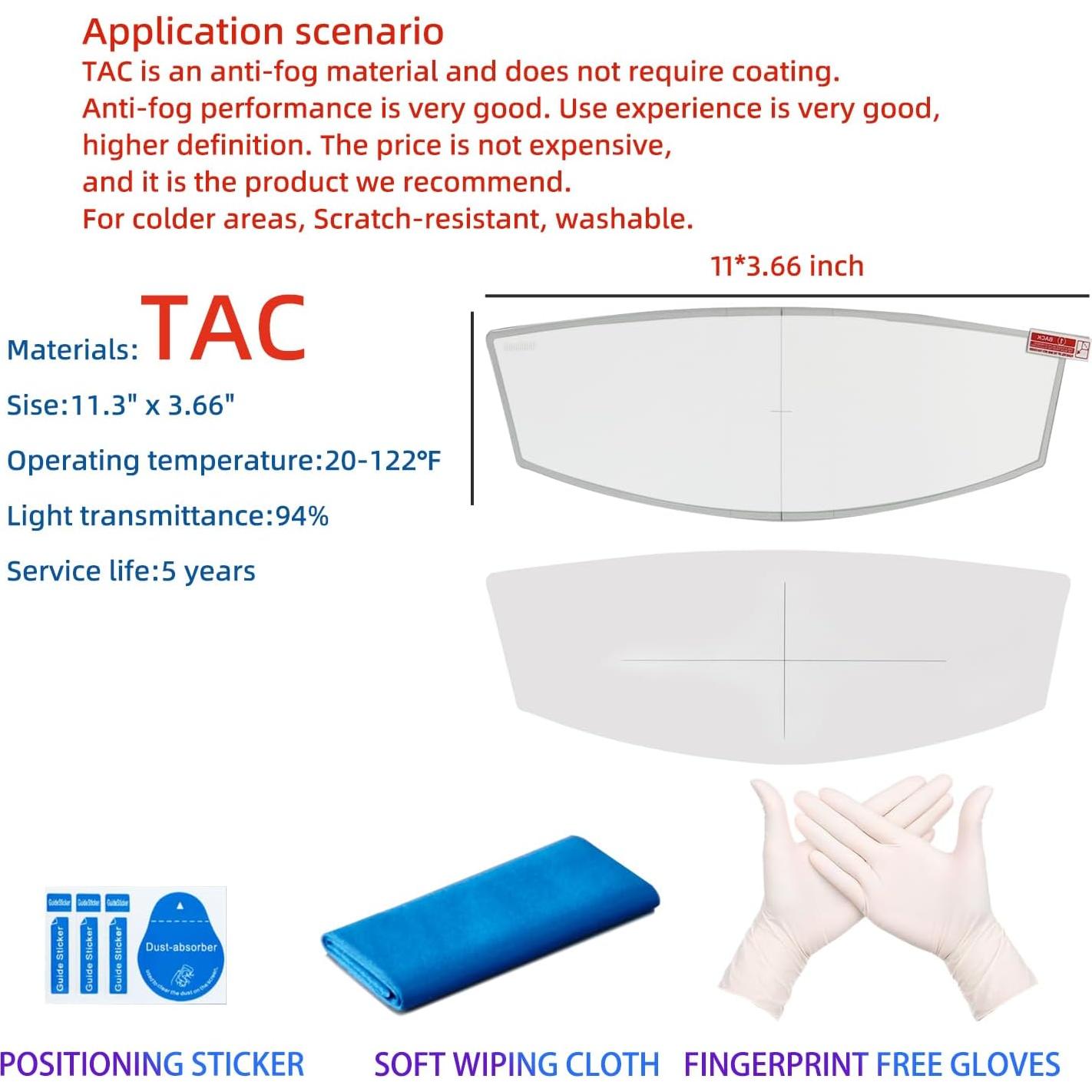 Escudo de Casco Integral Uallhome P4-dtac Anti-Niebla Universal