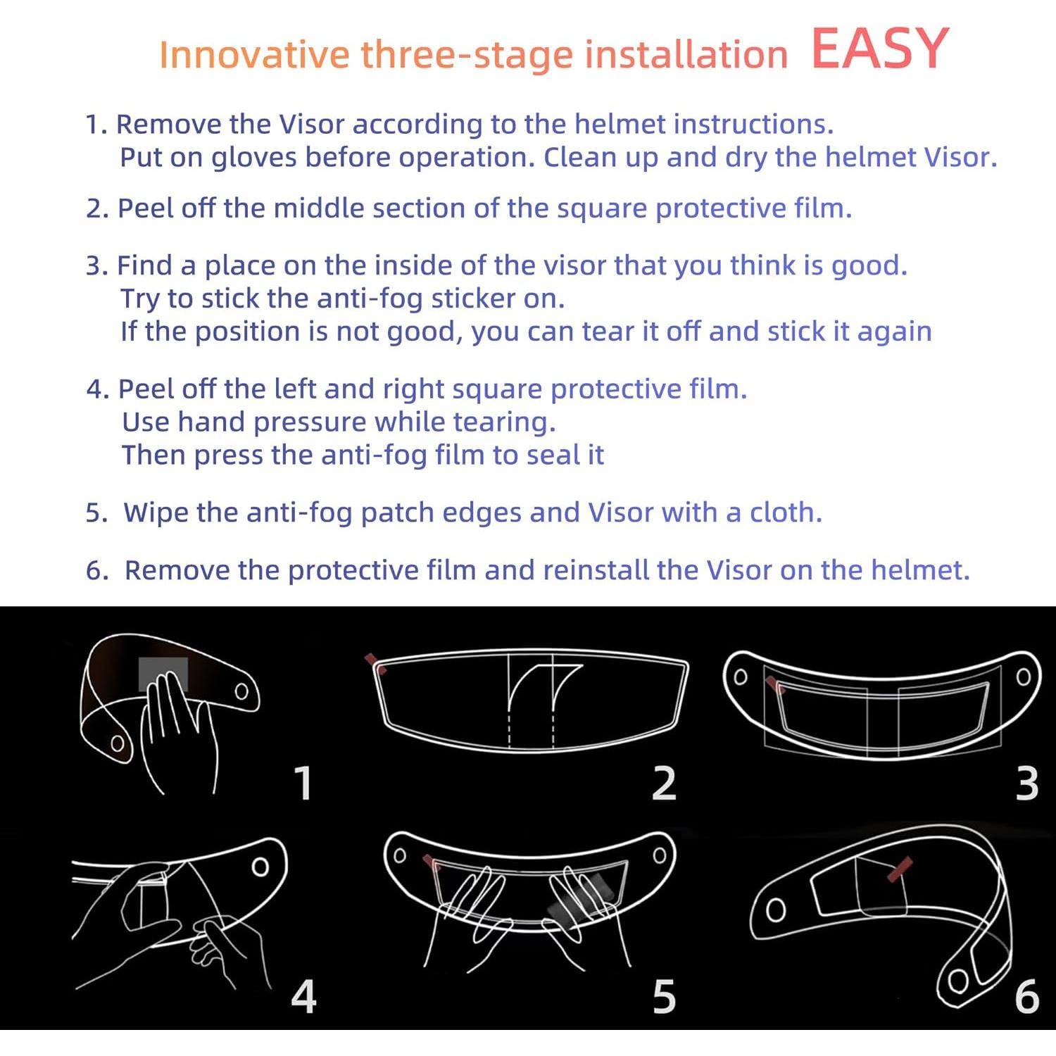 Escudo de Casco Integral Uallhome P4-dtac Anti-Niebla Universal