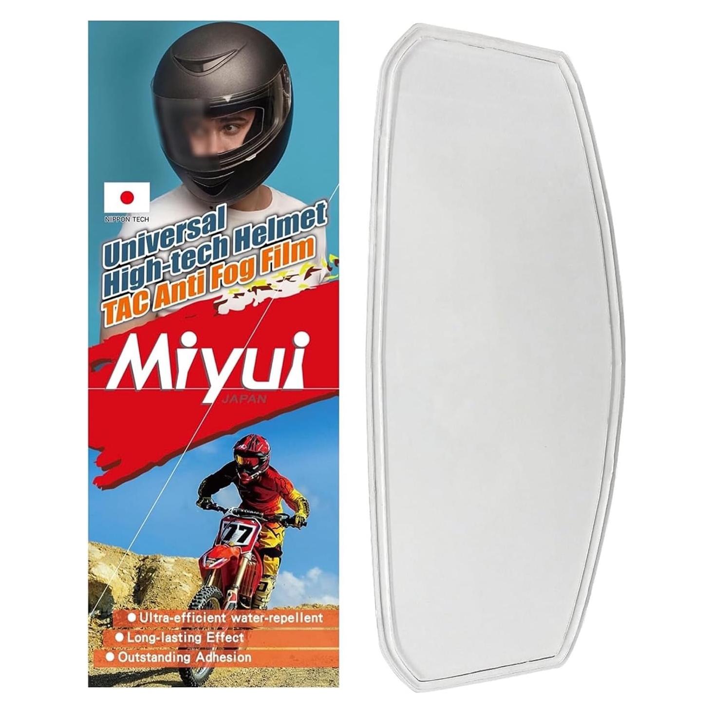 Película Antivaho para Casco de Motocicleta MIYUI JAPAN 32x11cm