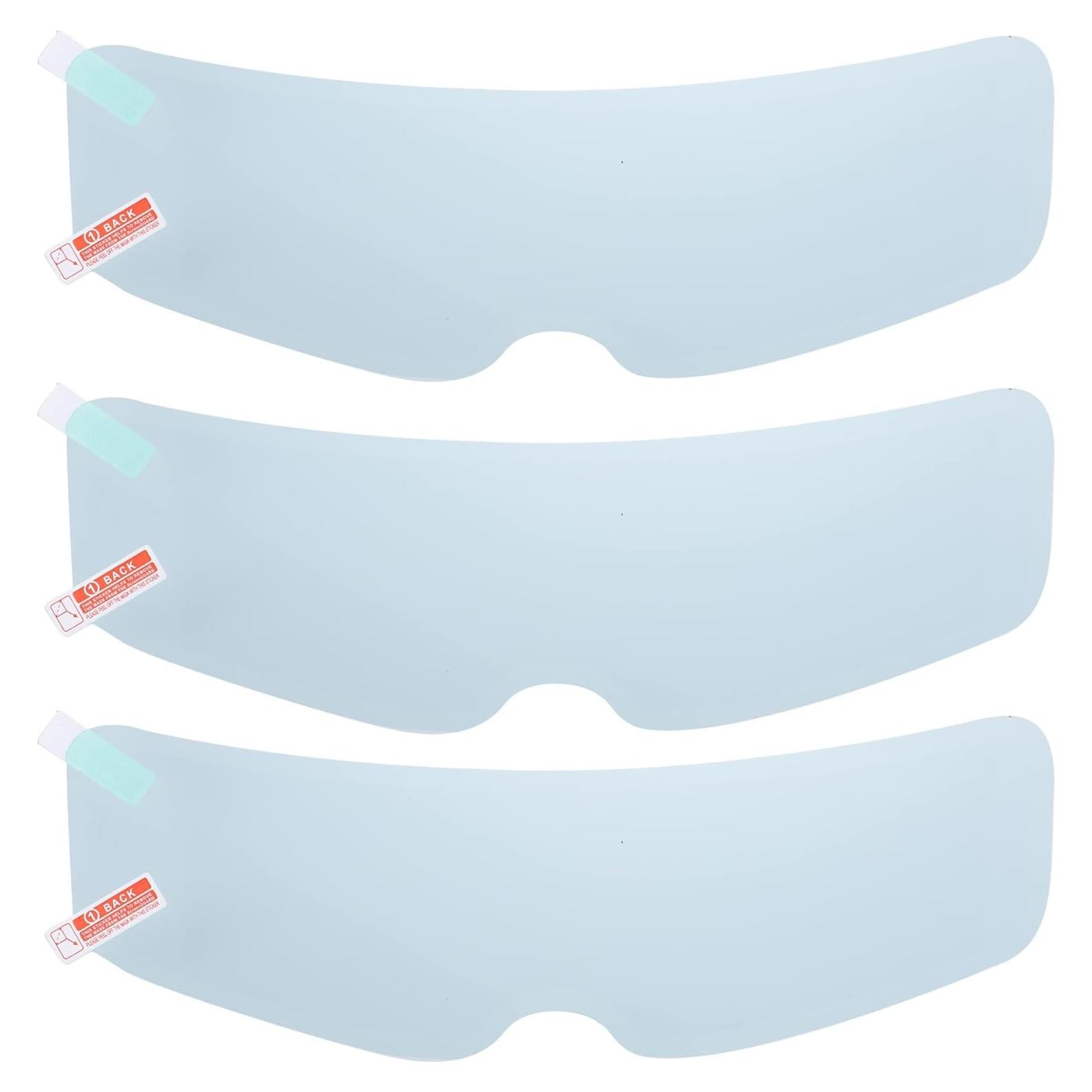 Película Antivaho para Casco de Motocicleta X AUTOHAUX 3 Piezas