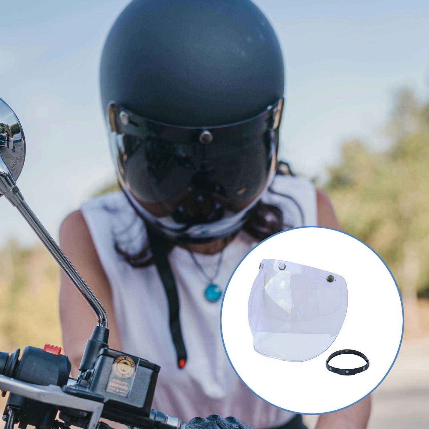 Visera de burbuja Reicyfang para casco de motocicleta UV