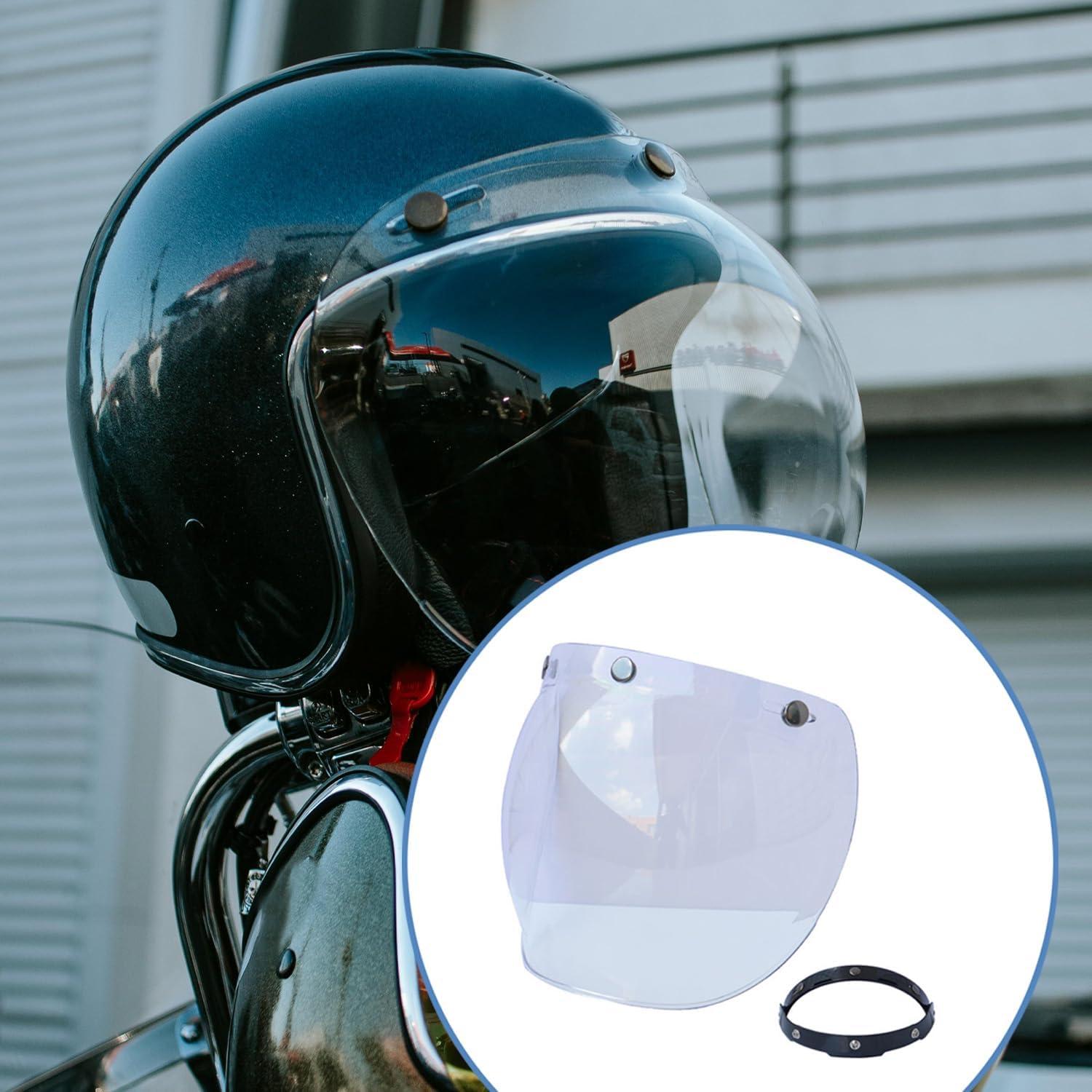 Visera de burbuja Reicyfang para casco de motocicleta UV