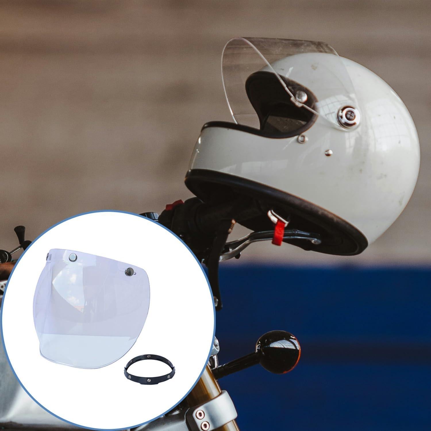 Visera de burbuja Reicyfang para casco de motocicleta UV