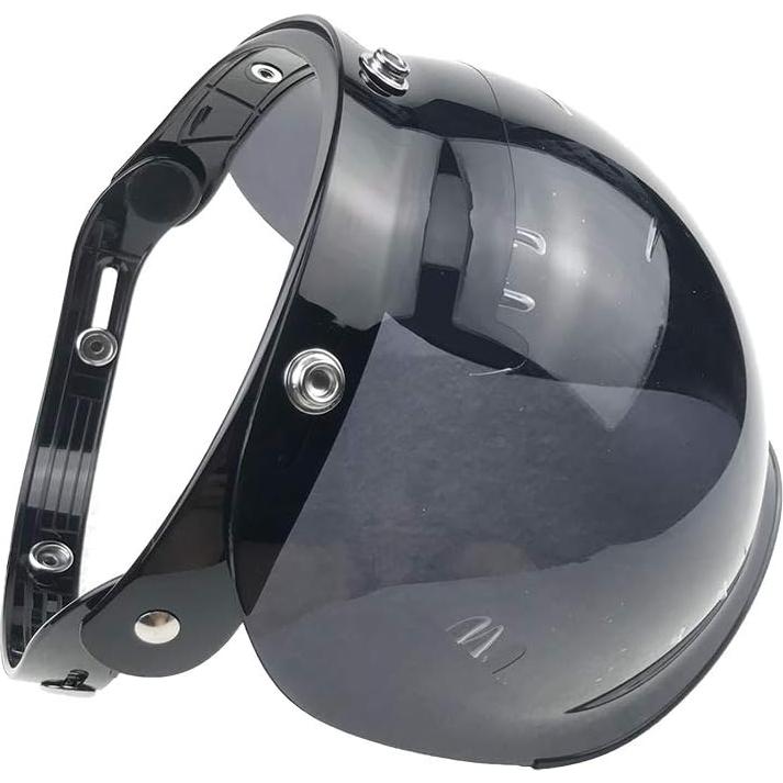 Visera Retro de Motocicleta WANCAR Ahumado Universal 3 Botones