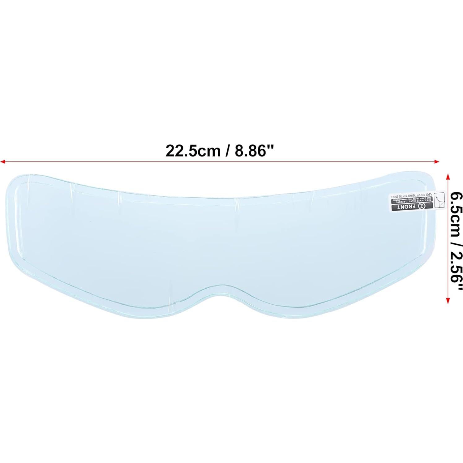 Película Antivaho para Casco de Motocicleta X AUTOHAUX 22.5x6.5cm