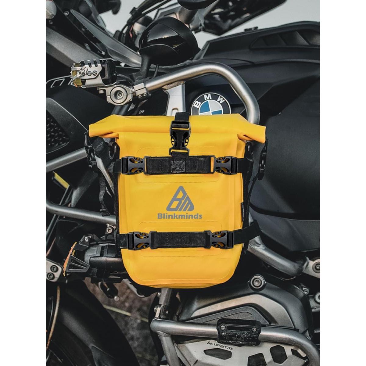 Bolsa Seco MOSYQI 8L Impermeable para Motocicleta Naranja