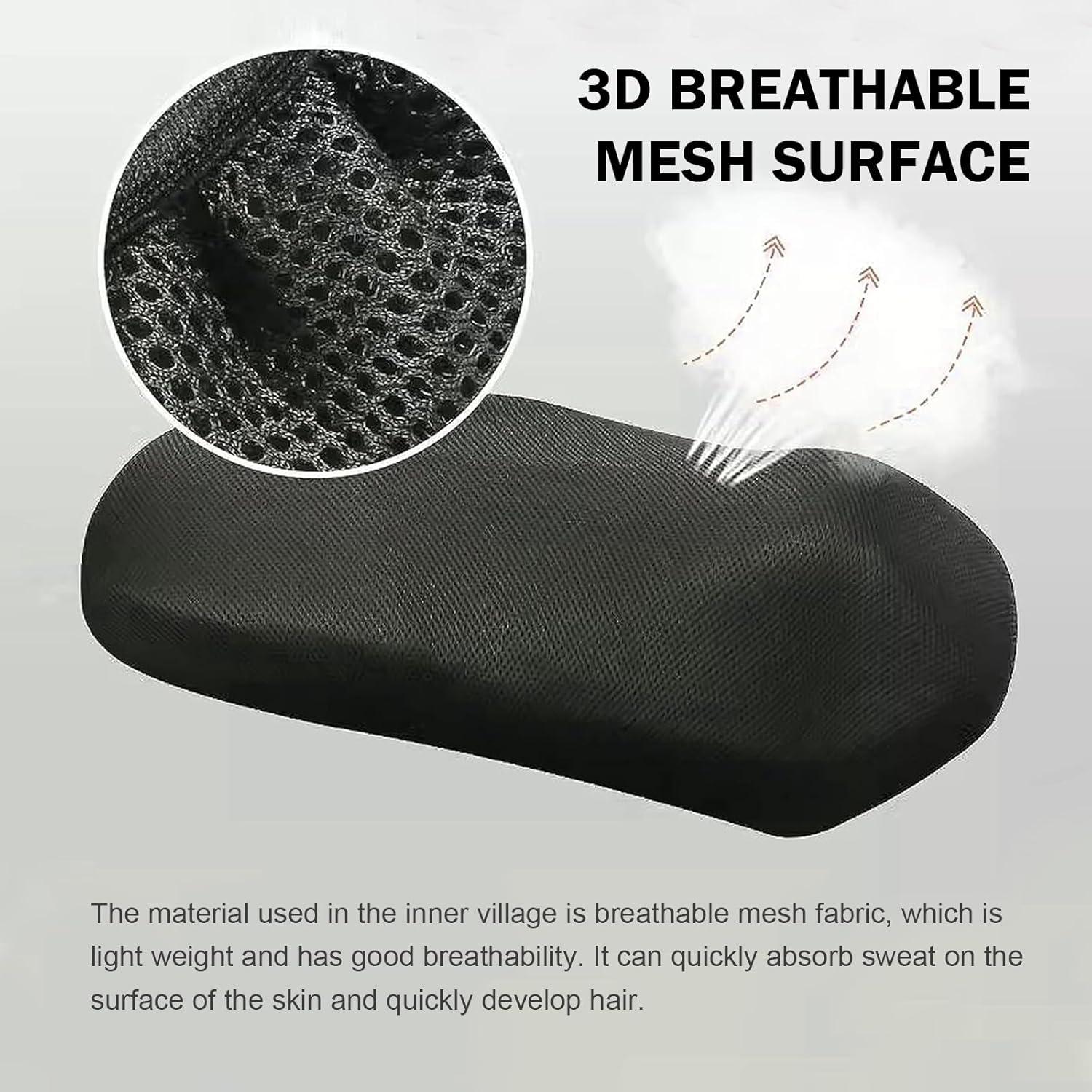 Cubierta de Asiento de Motocicleta Shakas Negra 61x94 cm