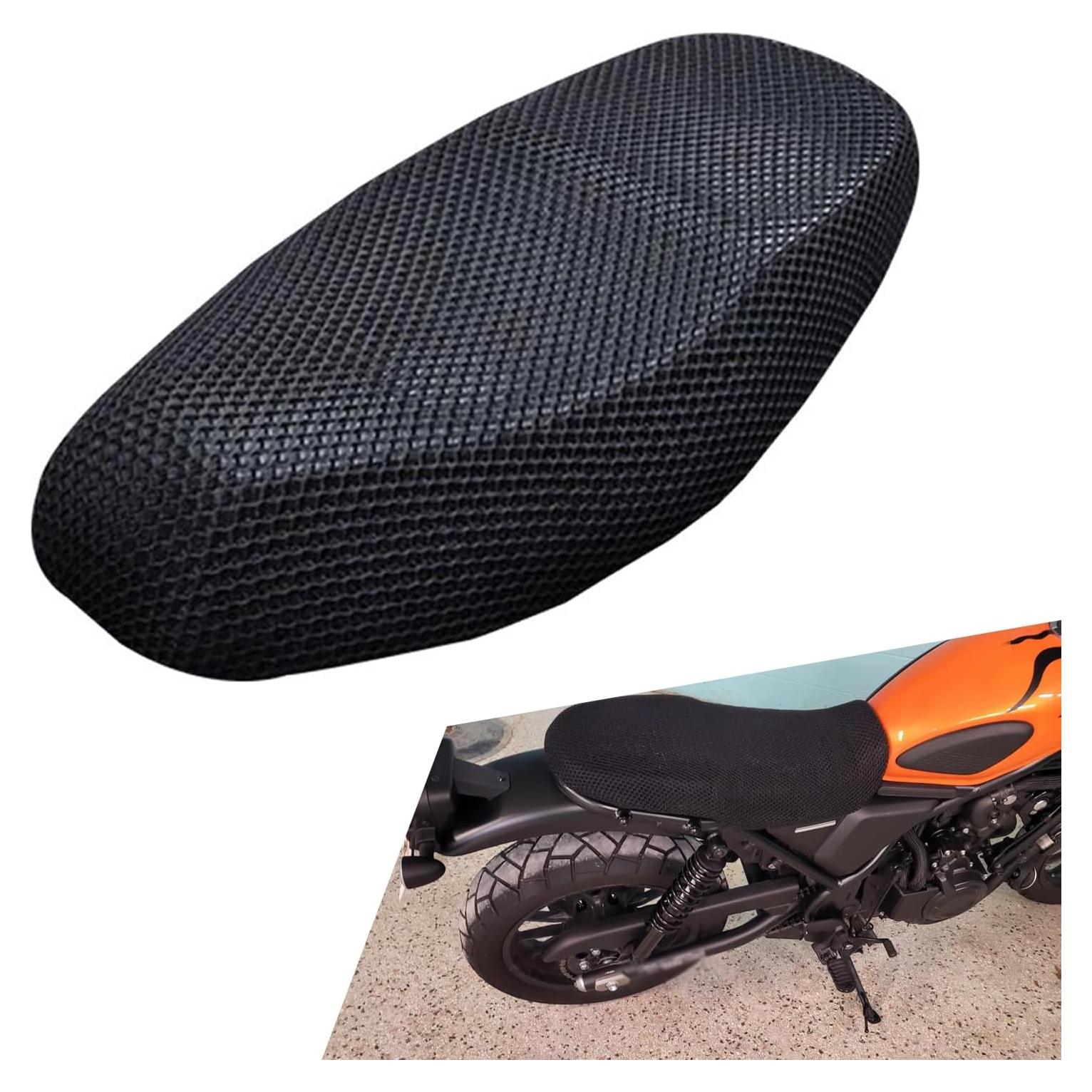 Funda de Asiento de Motocicleta Zeathery HERYZYT3334BL-L Negra