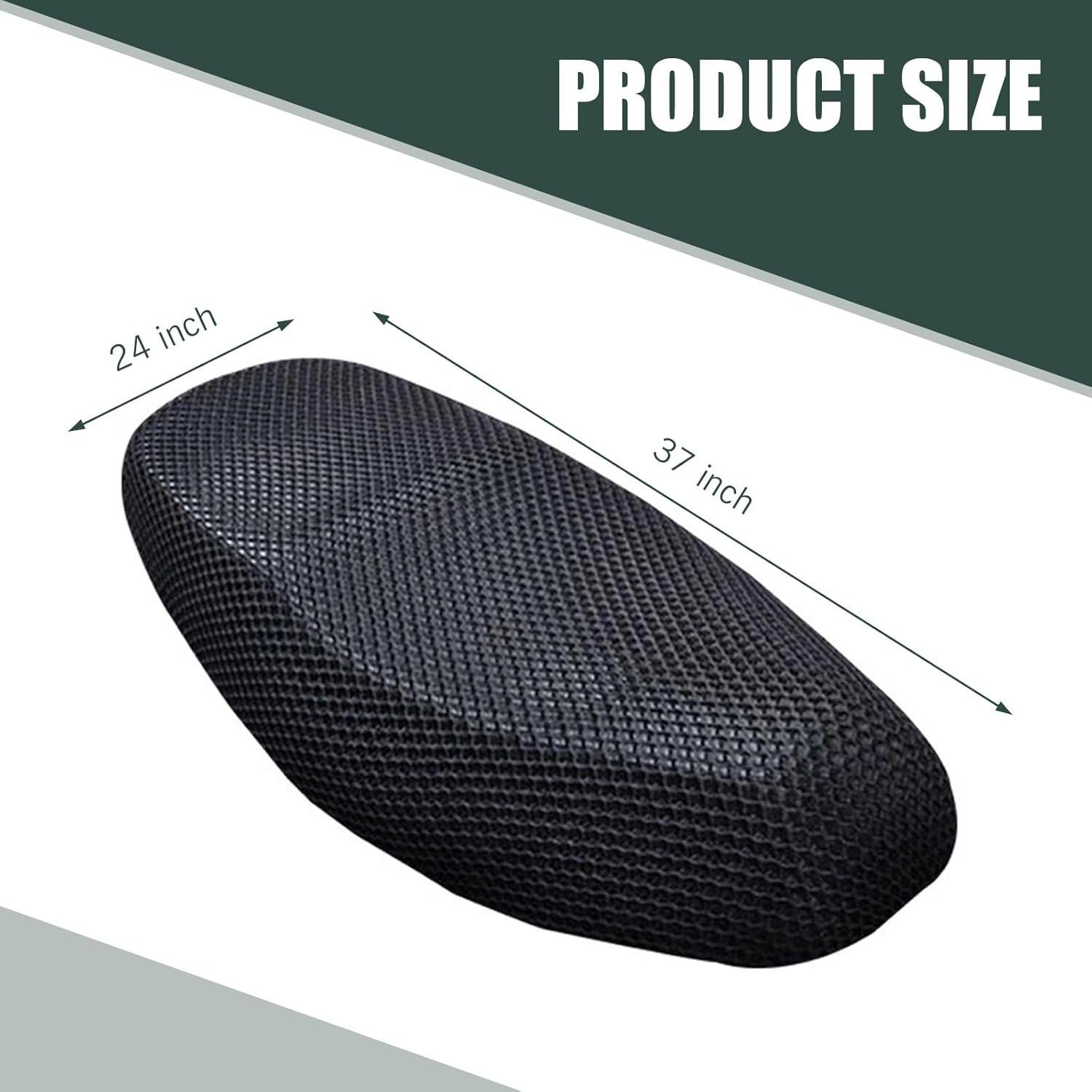 Funda de Asiento de Motocicleta Zeathery HERYZYT3334BL-L Negra