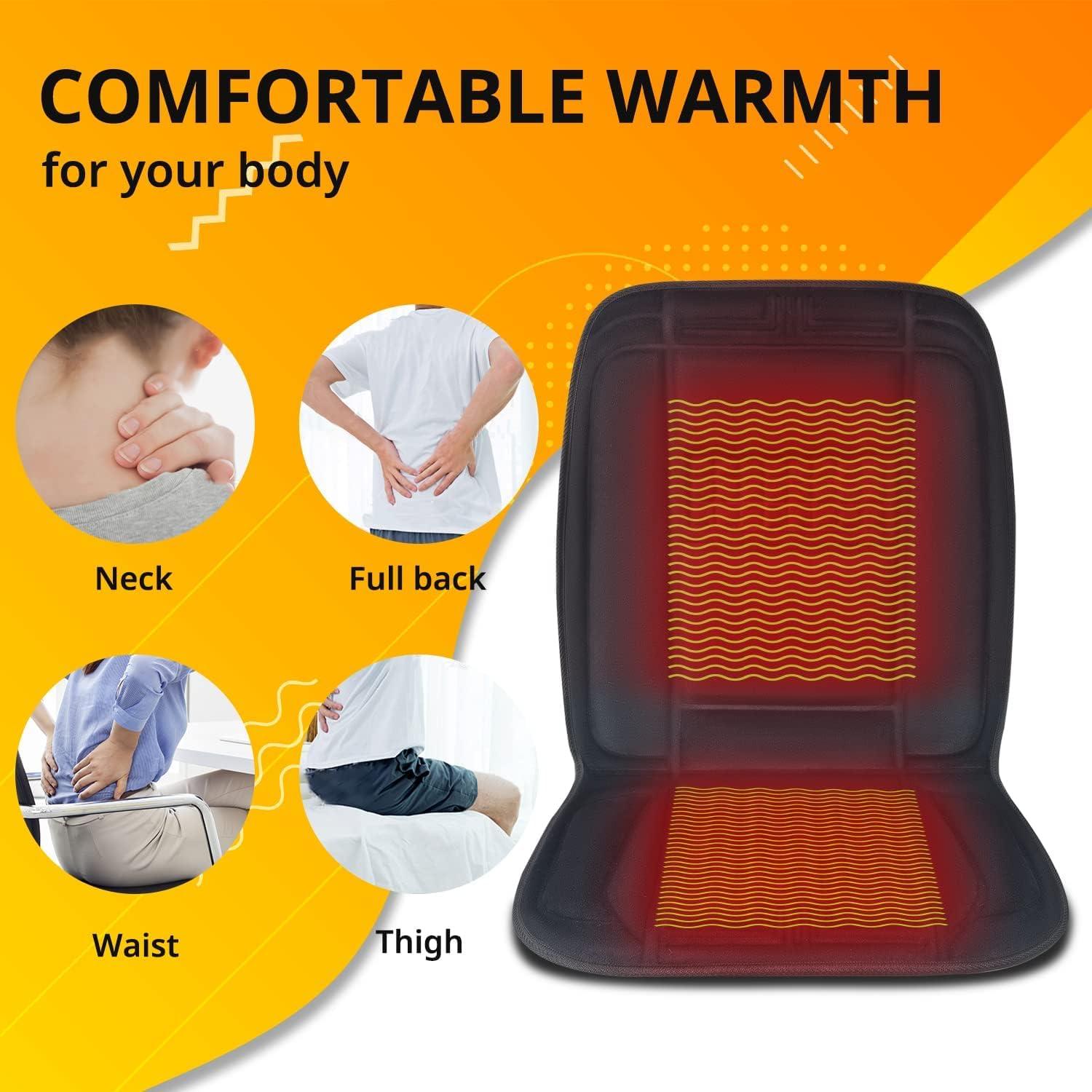 Funda de Asiento Calentada CARSHION 54x45 cm con Control Térmico