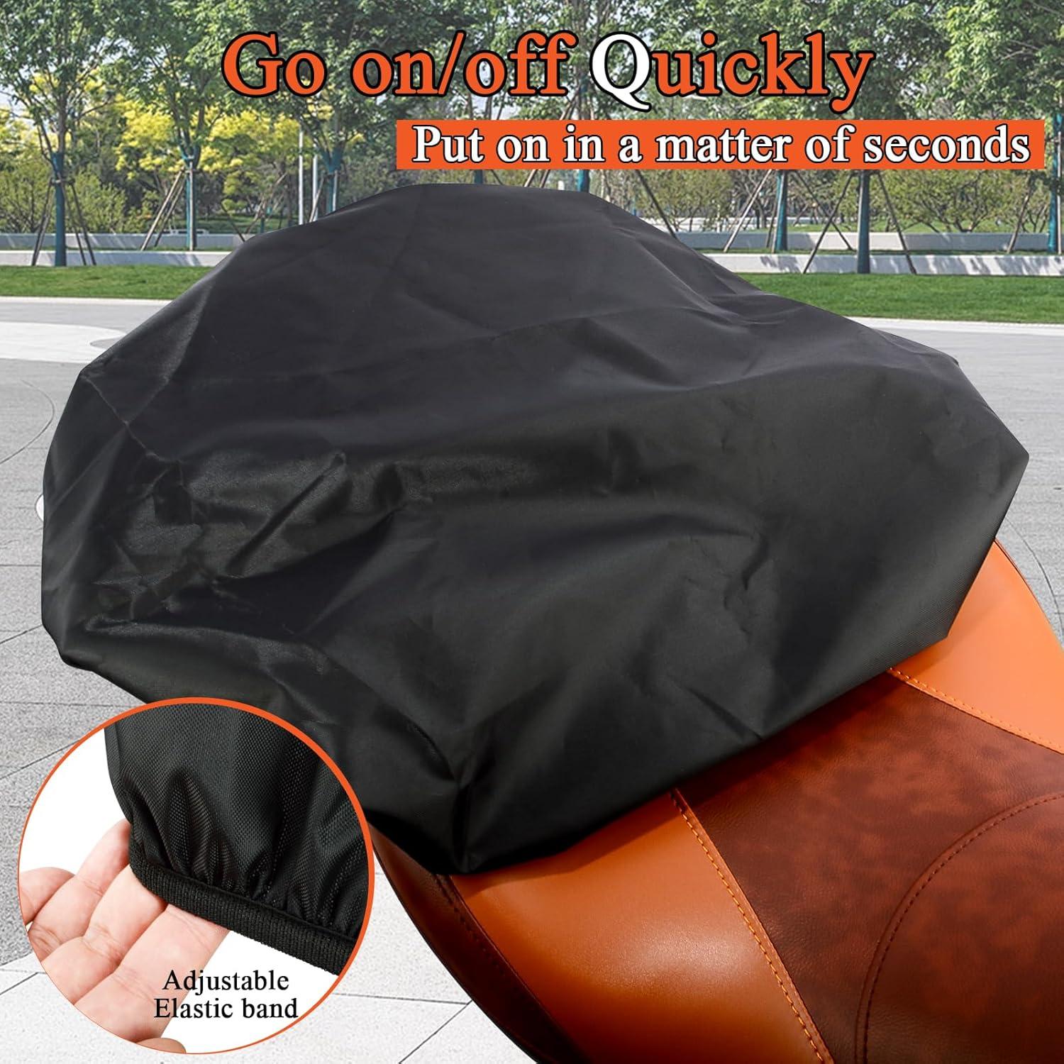 Funda para Asiento de Moto FOVPLUE Resistente al Agua 2 Personas