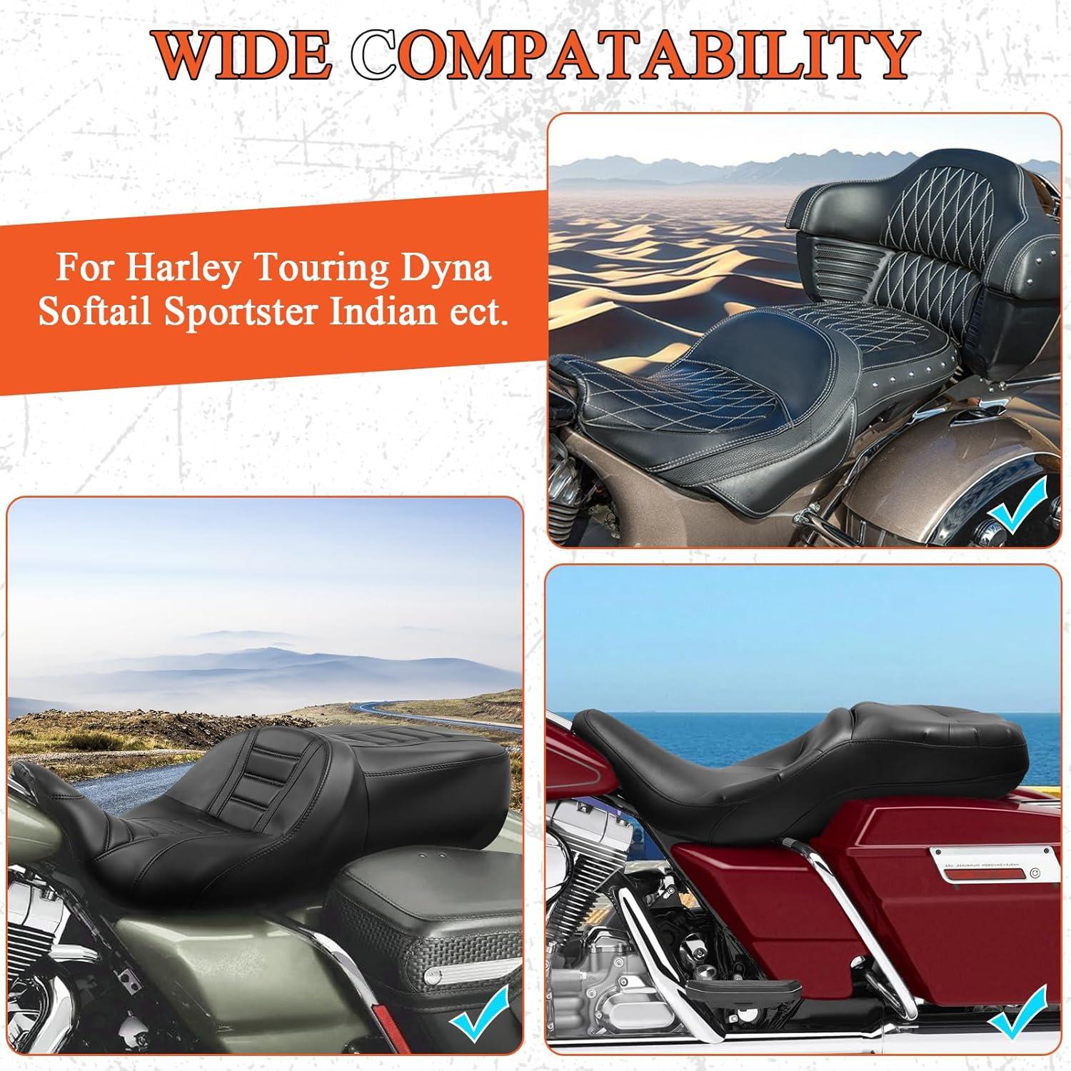 Funda para Asiento de Moto FOVPLUE Resistente al Agua 2 Personas