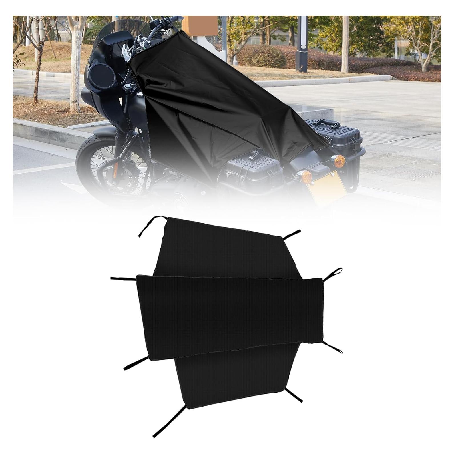 Cubierta de Asiento de Motocicleta Dream Apparel M Negra