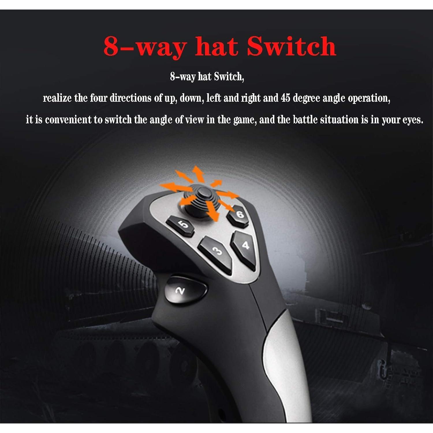 Joystick de Vuelo PXN 2113 con Vibración y Aceleración