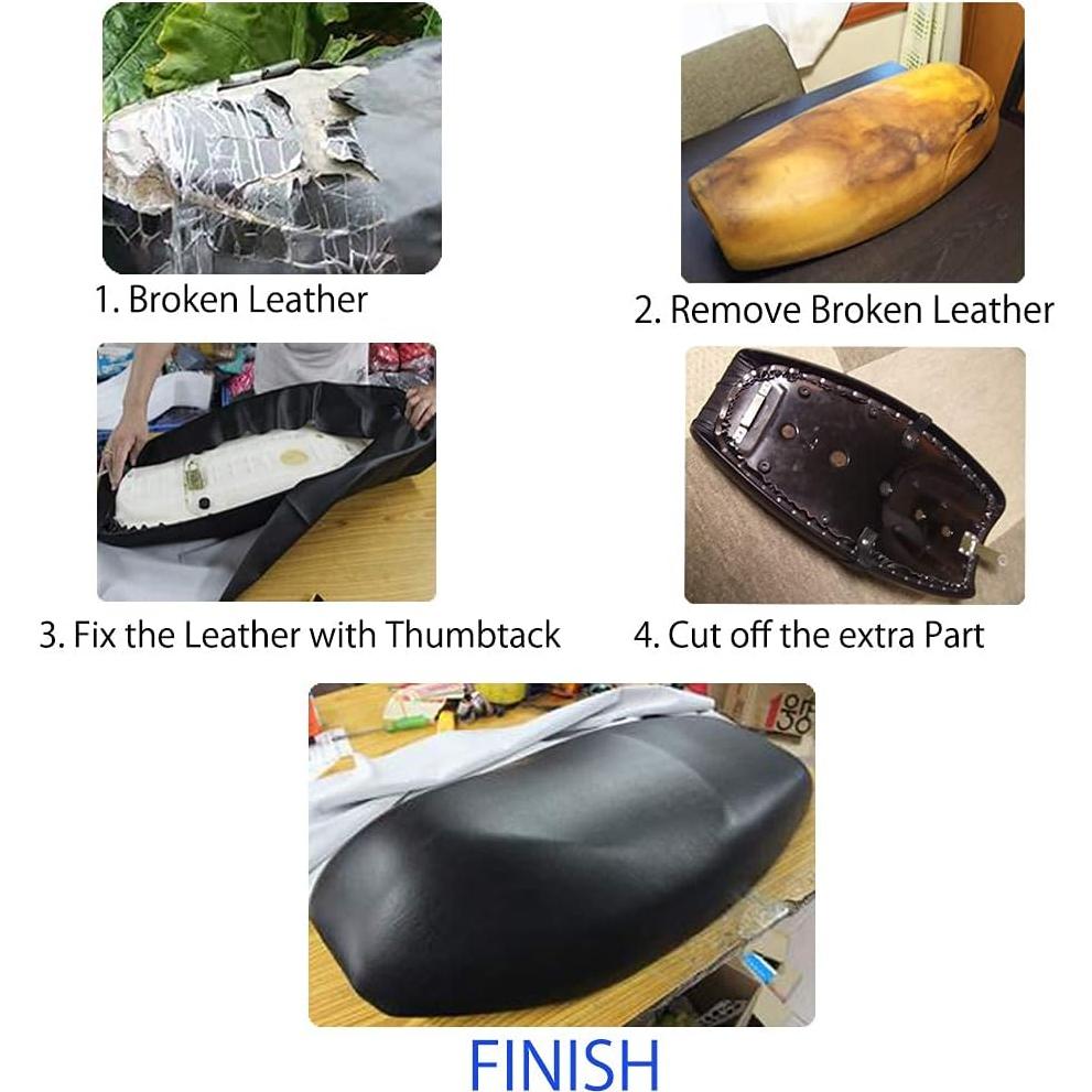 Cubierta de Asiento de Motocicleta Anlstart 100x70 cm Negro