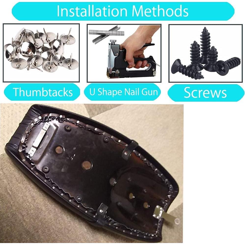 Cubierta de Asiento de Motocicleta Anlstart 100x70 cm Negro