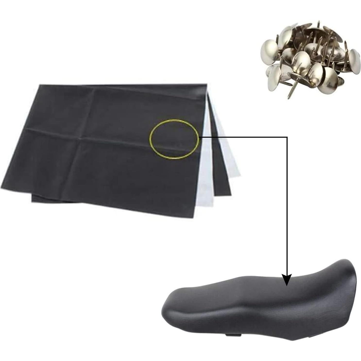 Funda de Asiento de Motocicleta MOTOBA de Cuero Sintético 100x70cm