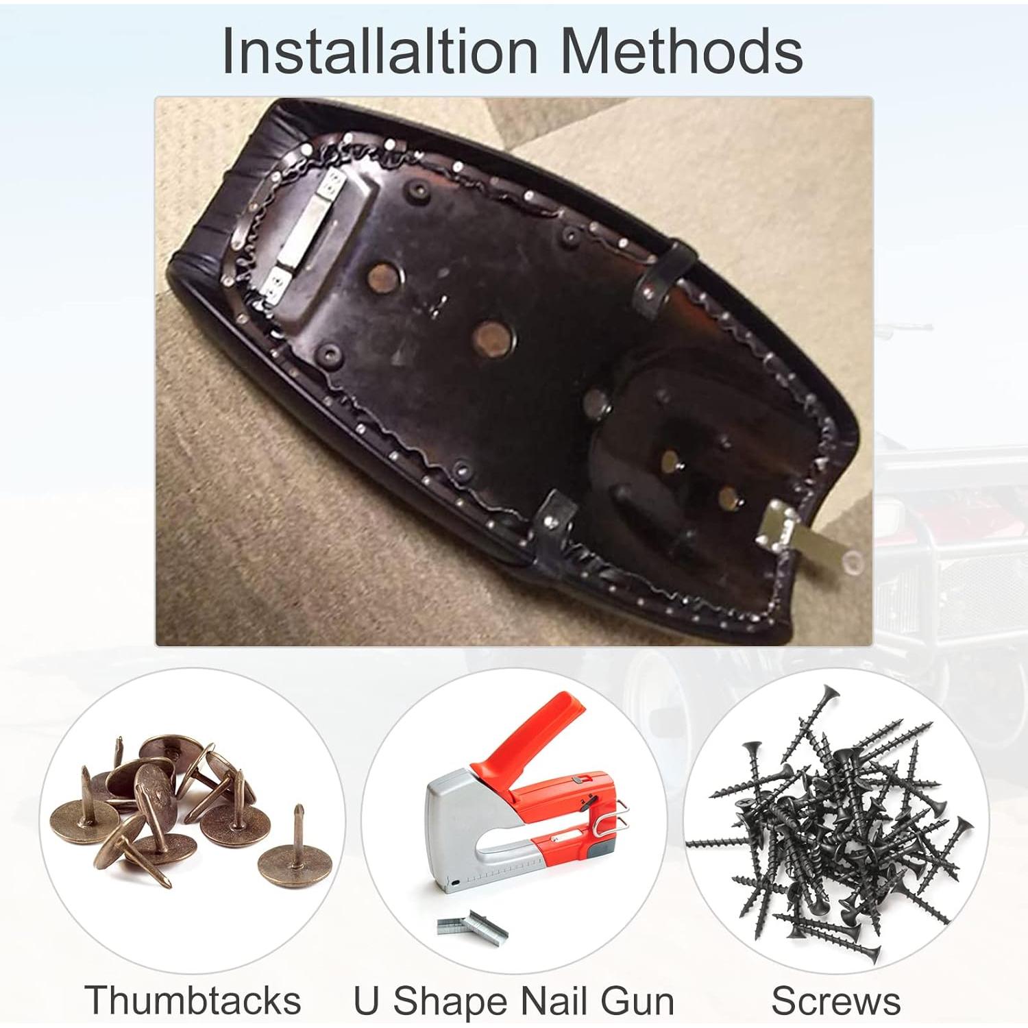 Funda de Asiento de Motocicleta MOTOBA de Cuero Sintético 100x70cm