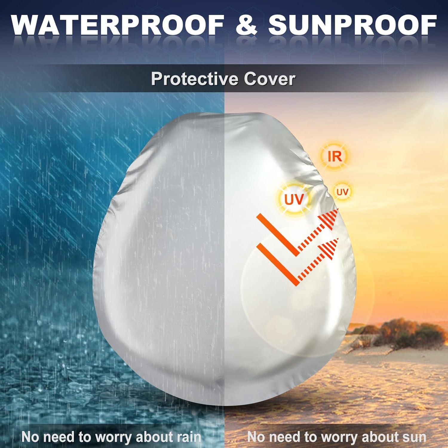 Cojín de Asiento de Motocicleta SKYJDM Plegable 3D Impermeable