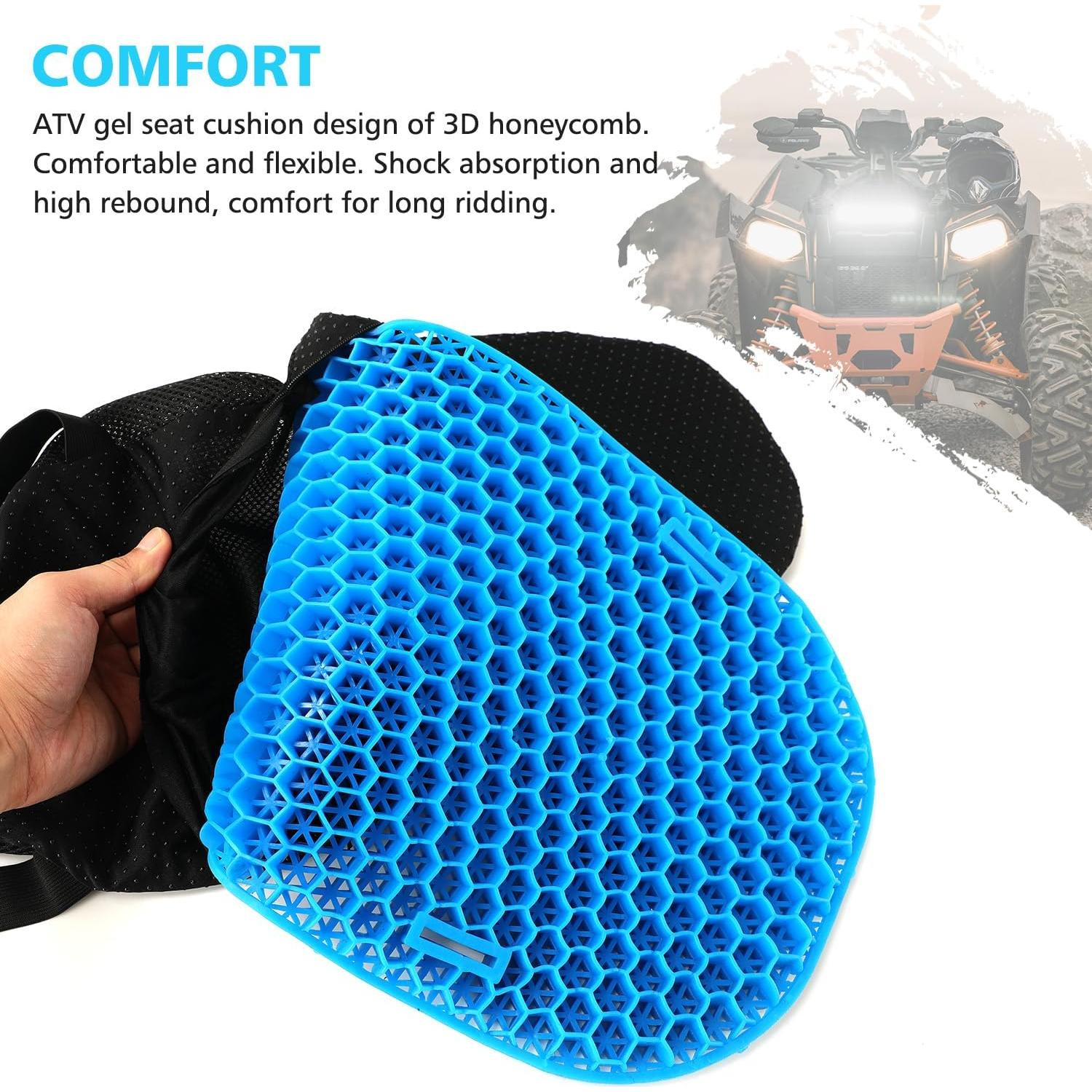 Cojín de Asiento SUNPIE para ATV Universal 68.6x35.6 cm Gel Negro