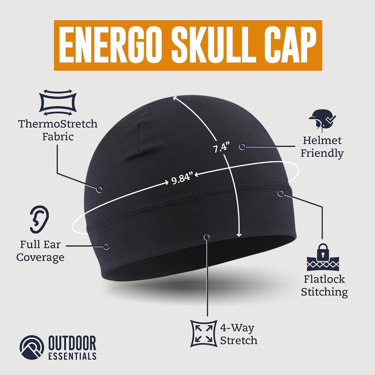 Gorro Skull OutdoorEssentials Unisex - Forro Polar Invierno