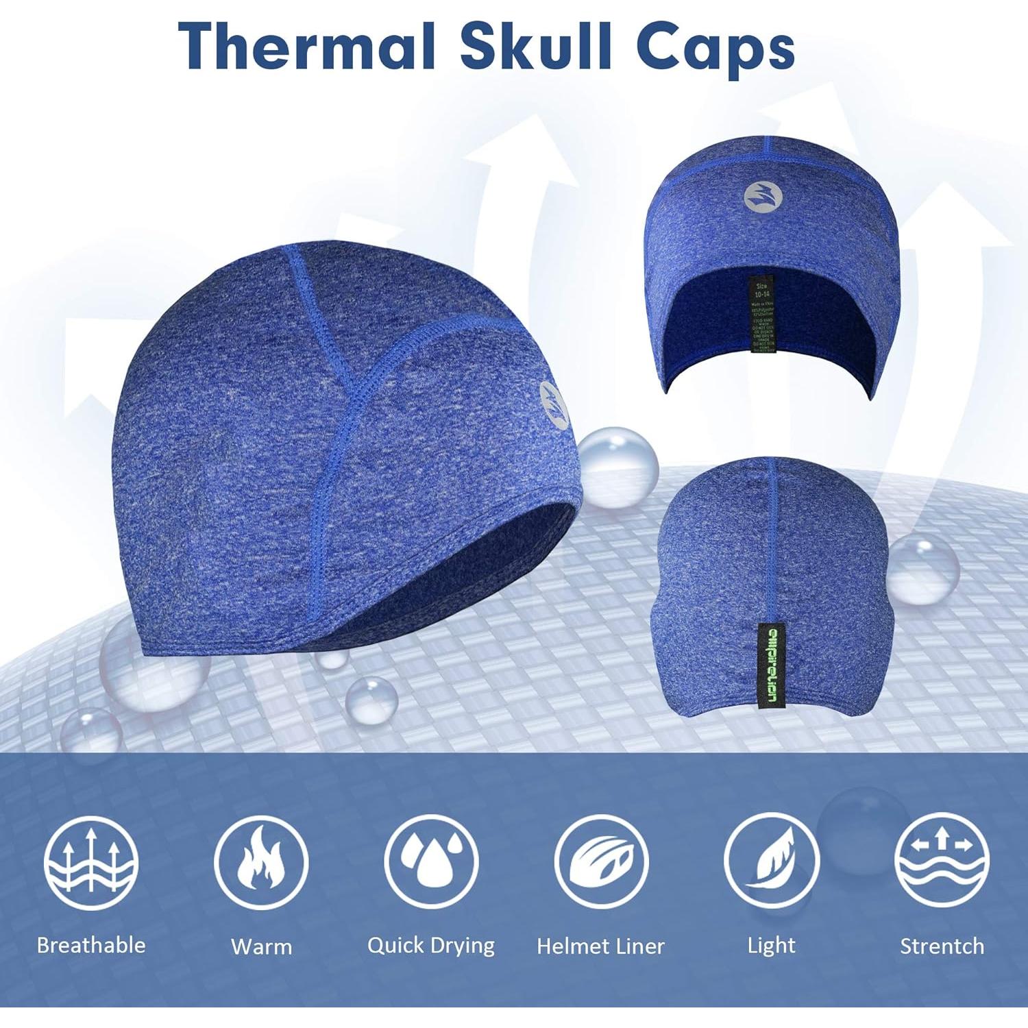 Forro Térmico Infantil Beanie Gorro Ligero para Deportes