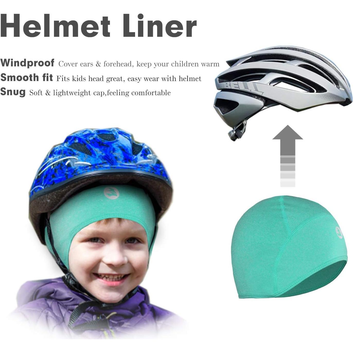 Forro Térmico Infantil Beanie Gorro Ligero para Deportes