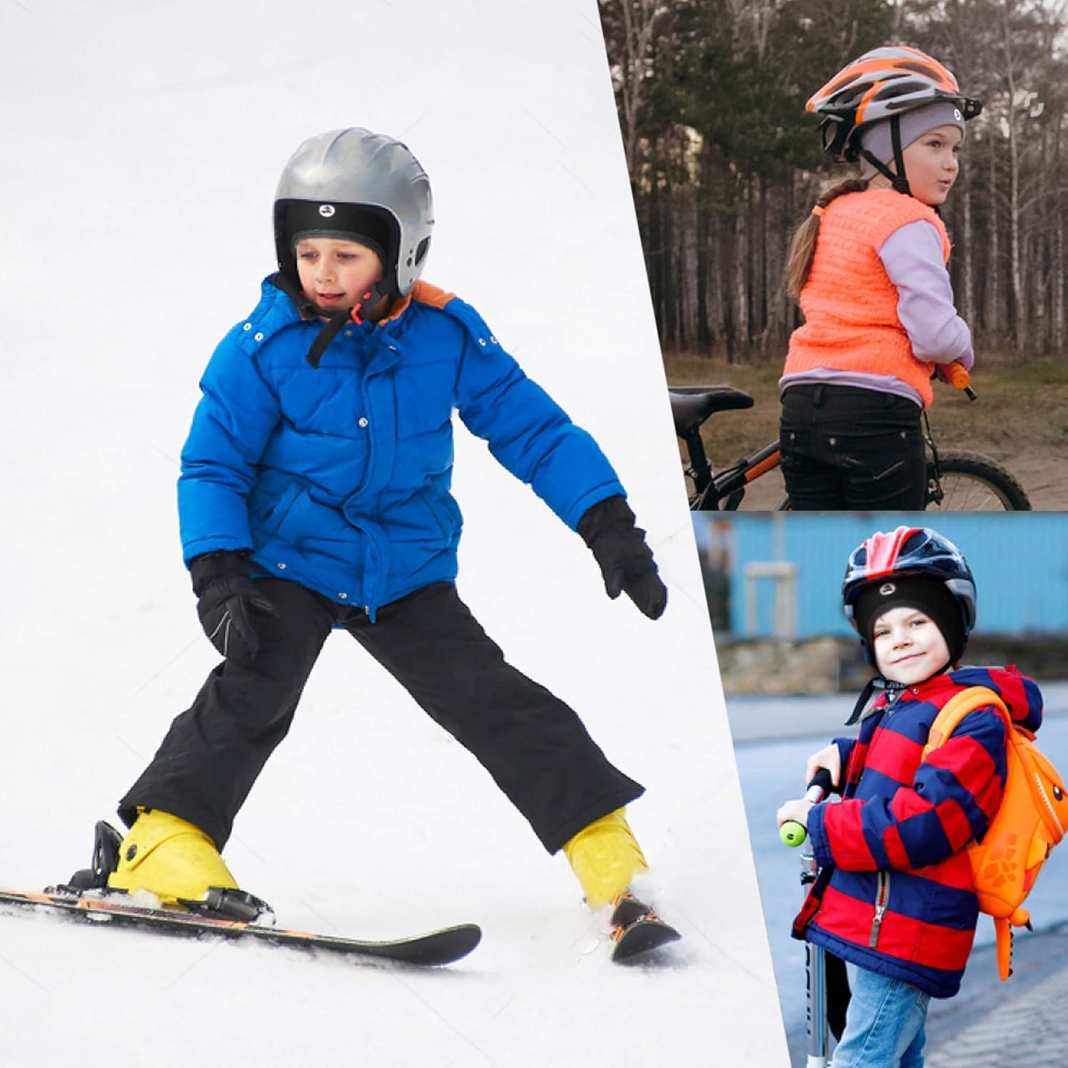 Forro Térmico Infantil Beanie Gorro Ligero para Deportes