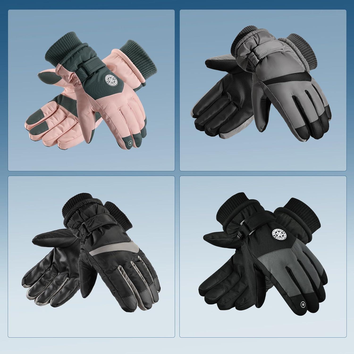 Guantes de Esquí Térmicos Trifabricy - Impermeables y Táctiles