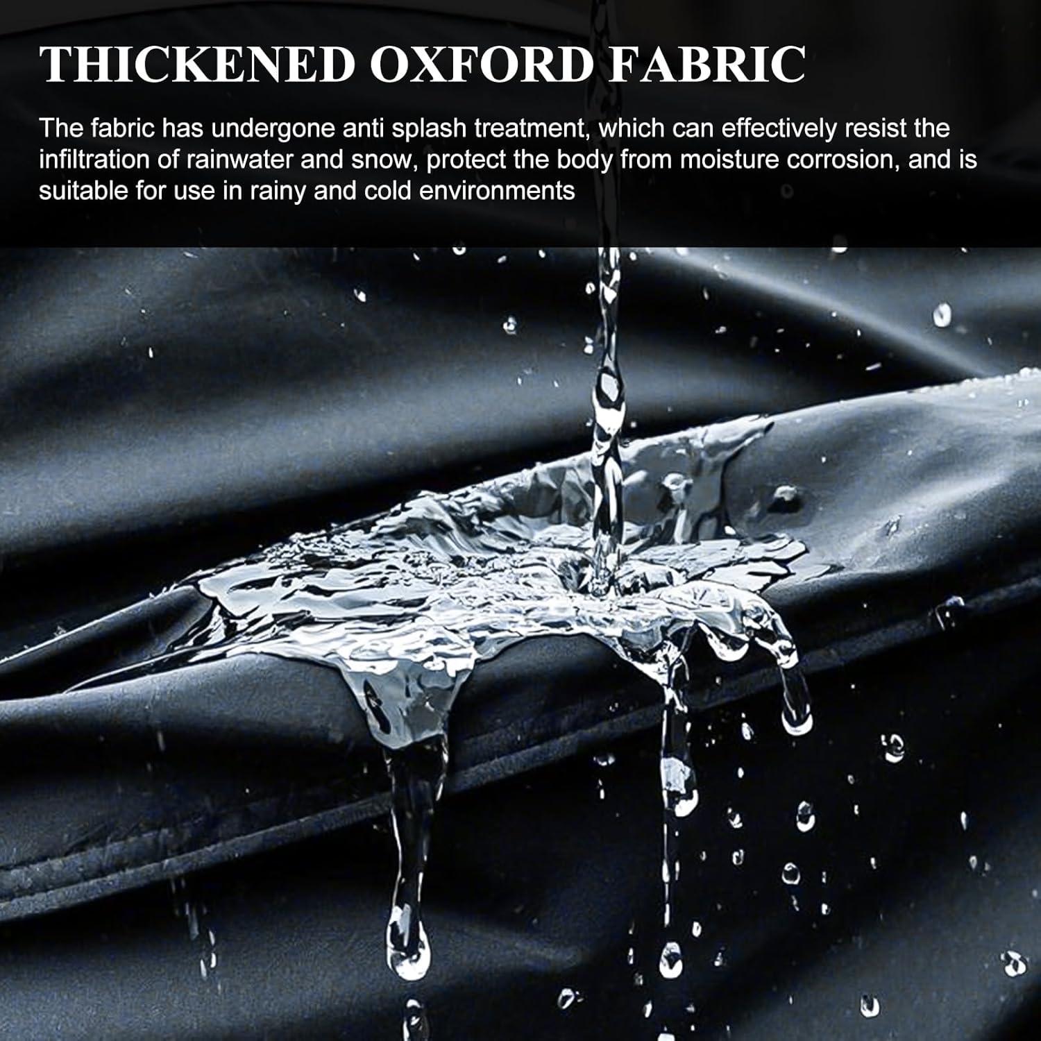 Cubierta de Motocicleta XYZCTEM 220 cm Impermeable Todo Clima