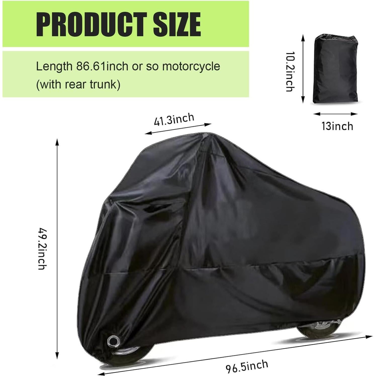 Funda para Motocicleta DACIRTY 190T Impermeable Universal