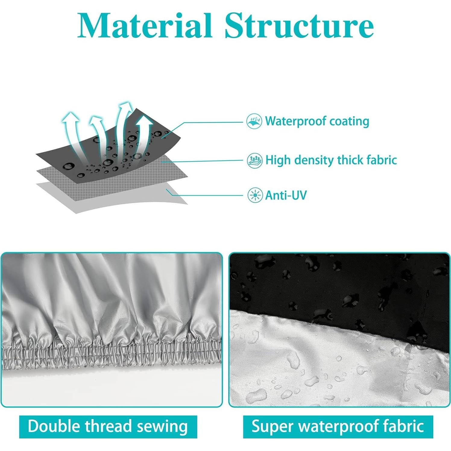 Cubierta de Motocicleta Hanmir XXL Impermeable y Universal