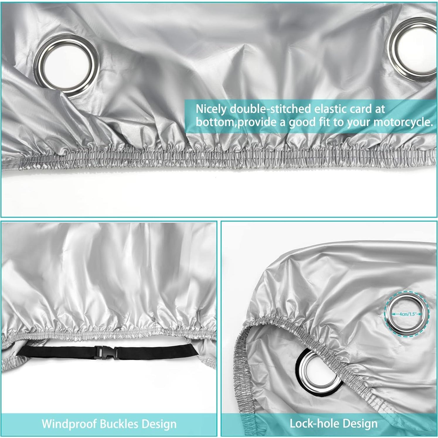 Cubierta de Motocicleta Hanmir XXL Impermeable y Universal