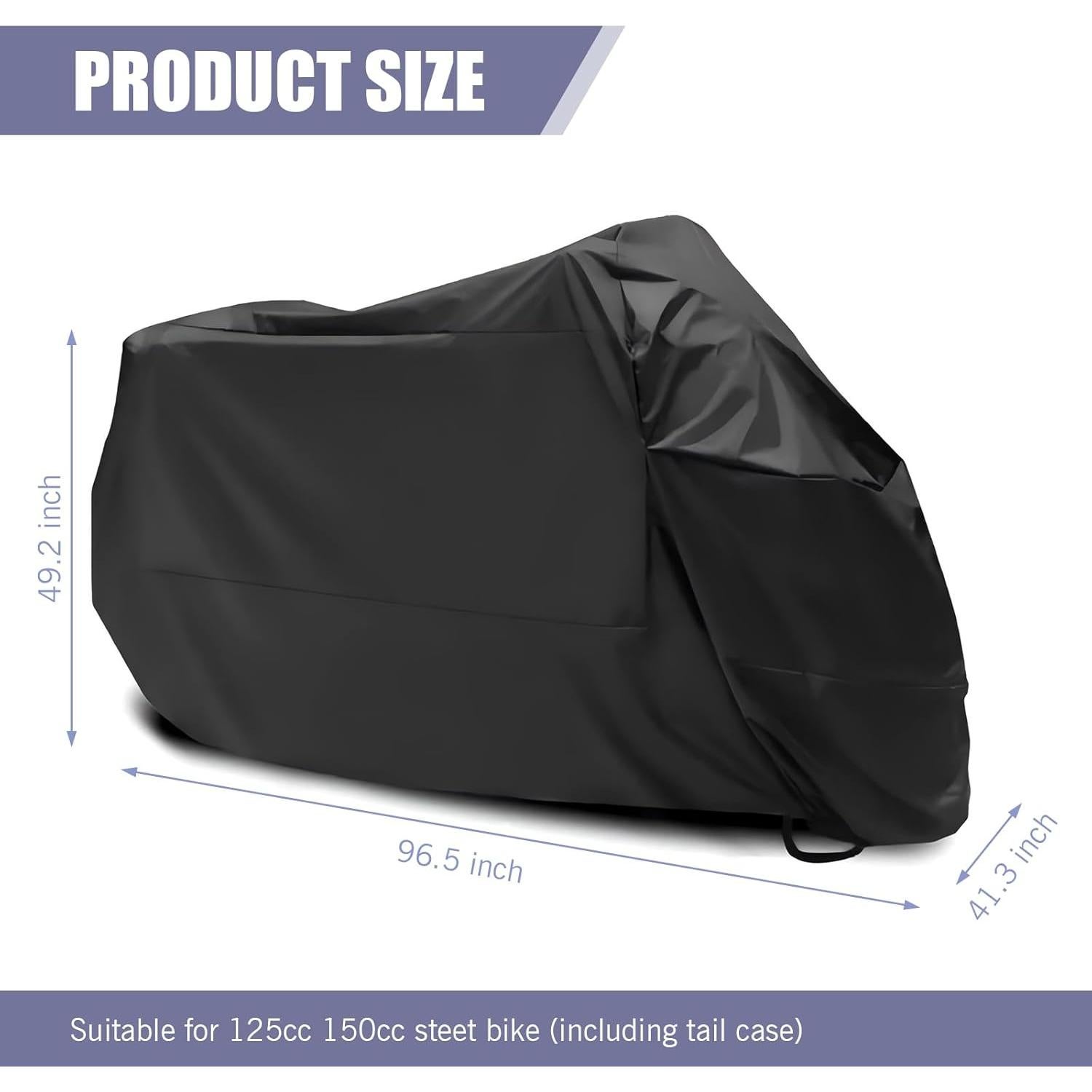 Cubierta de Motocicleta Arwrilt 2XL Impermeable con Bolsa