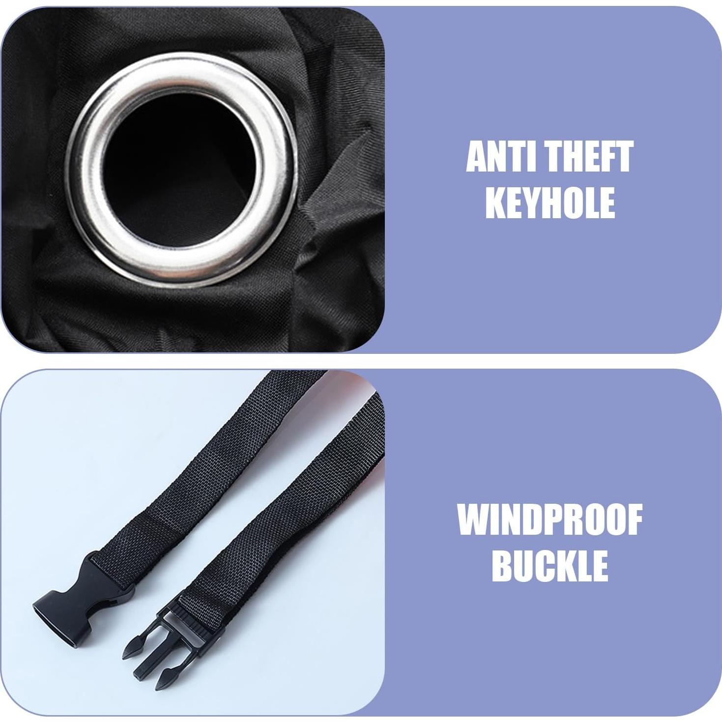 Cubierta de Motocicleta Arwrilt 2XL Impermeable con Bolsa