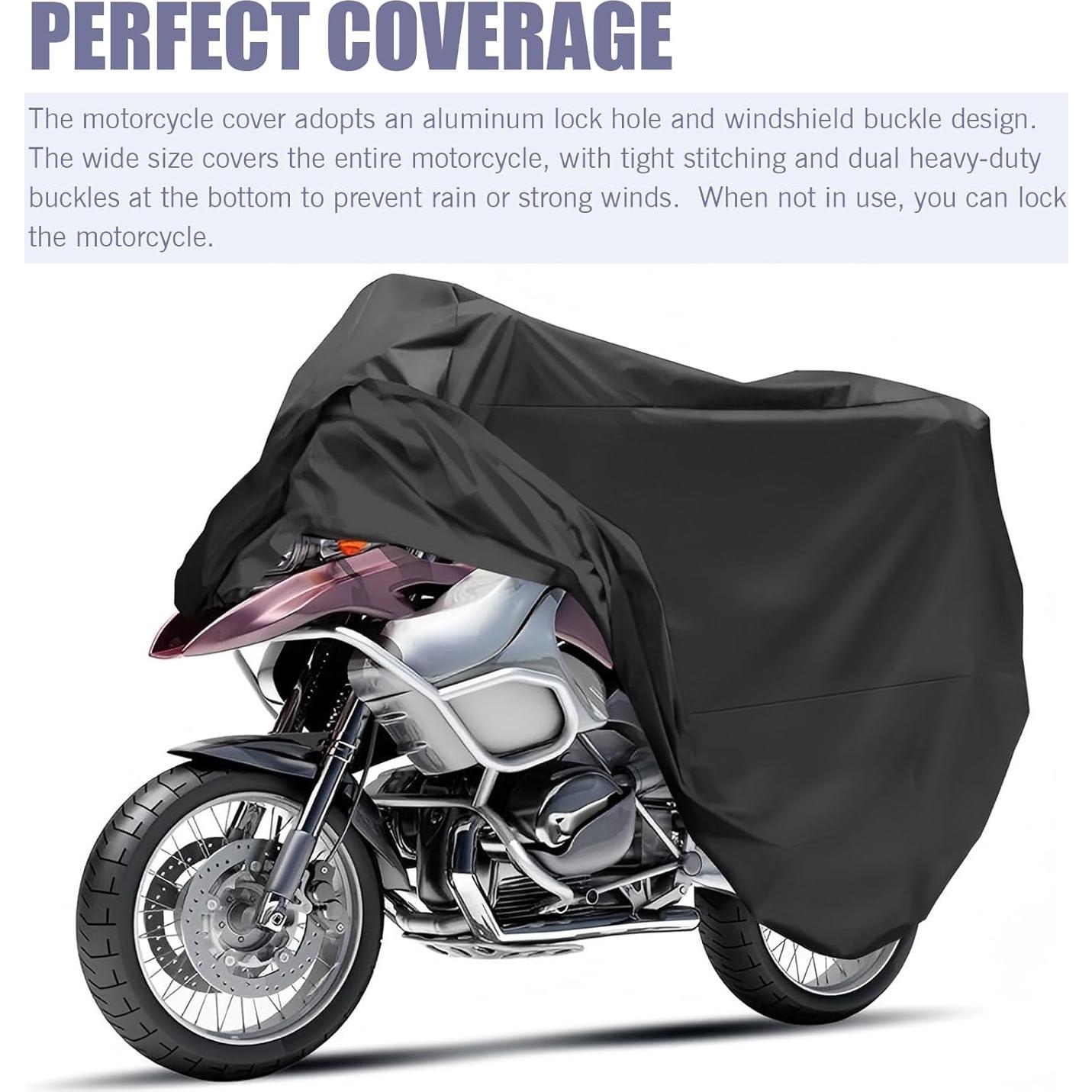 Cubierta de Motocicleta Arwrilt 2XL Impermeable con Bolsa